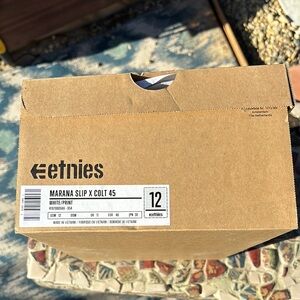 Etnies Marana Slip X Colt 45 Shoes - White/Print